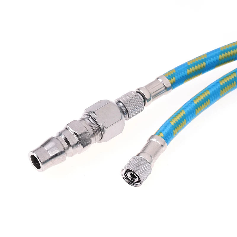 ^180cm Nylon Braided Airbrush Air Hose Spray Pen Nylon Airbrush Air Hose Tube Fits Most Brand 1/8" BSP Adpter Qme onesize