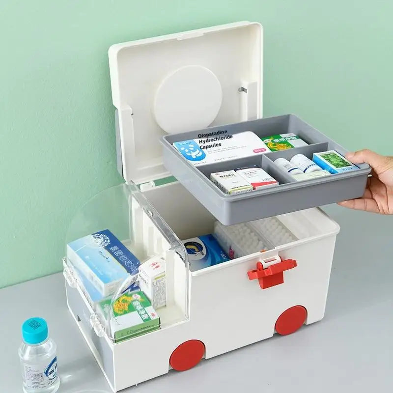 Portable Large-capacity Medicine Box Ambulance Household Medical Qme