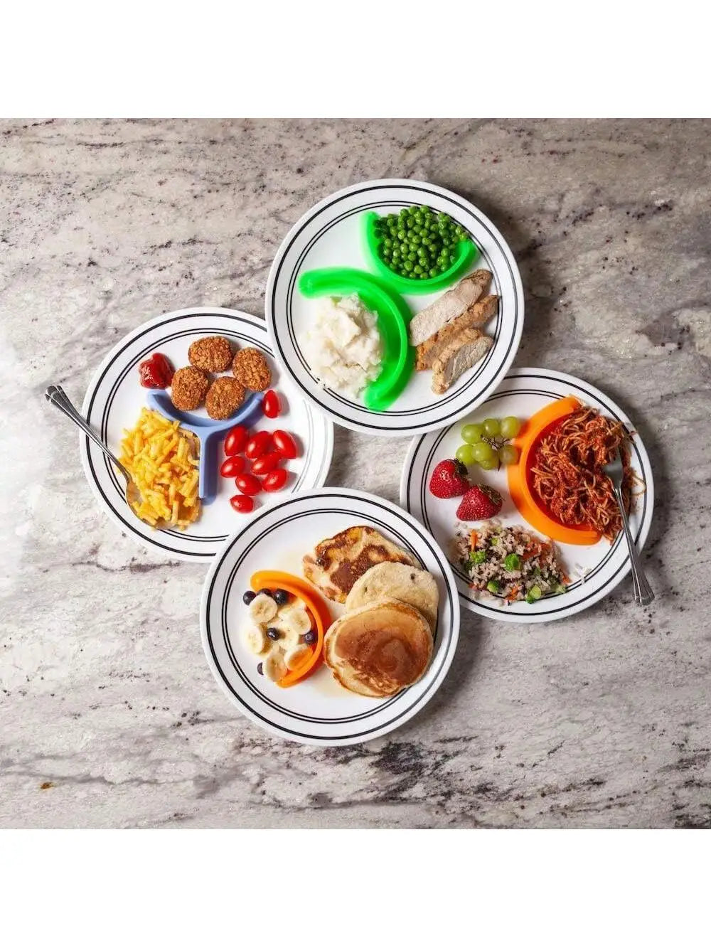 Plate Divider Silicone Food Partition Qme