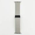 Strap For Apple watch band 49mm 45 44 40 41 38 42mm silicone magnetic buckle bracelet iWatch Ultra series 7 6 3 se 8 9 Ultra 2 Qme Grey 38mm 40mm 41mm
