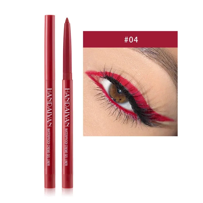 20 Colors Waterproof Matte Eyeliner Gel Long Lasting Professional Sweatproof Non-smudge Multicolor Ultra-fine Eyeliner Pencil Qme 4