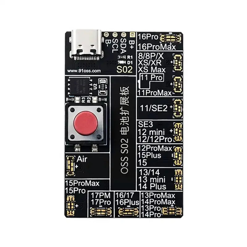 A02F-Expansion Board Battery For 8-17PM Battery Cycle Machine Professional Battery Tester Qme Black