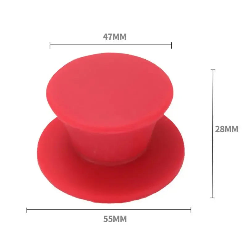 1/2/3PCS Silicone Universal Pot Lid Knob Pot Handle Replacement Kitchen Cookware Cover Knobs for Pan Lid Kitchen Accessories Qme 1PC Red