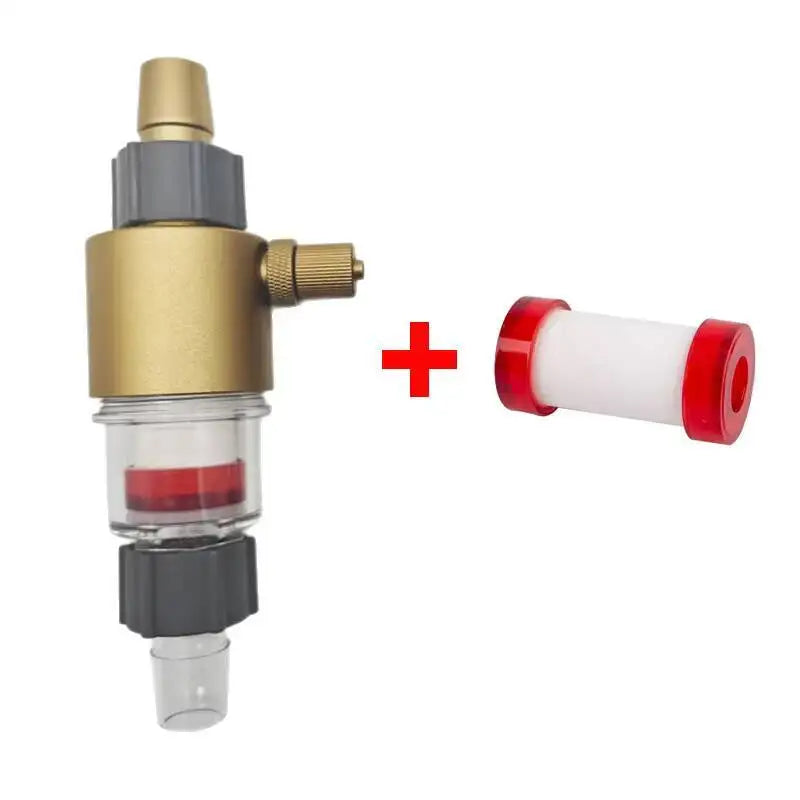 QANVEE External CO2 Diffuser Atomizer Aquarium Accessories Fish Tank Fishbowl Fishing Goods Cylinder Co2 Equipment Product Plant Qme M5andreplacement