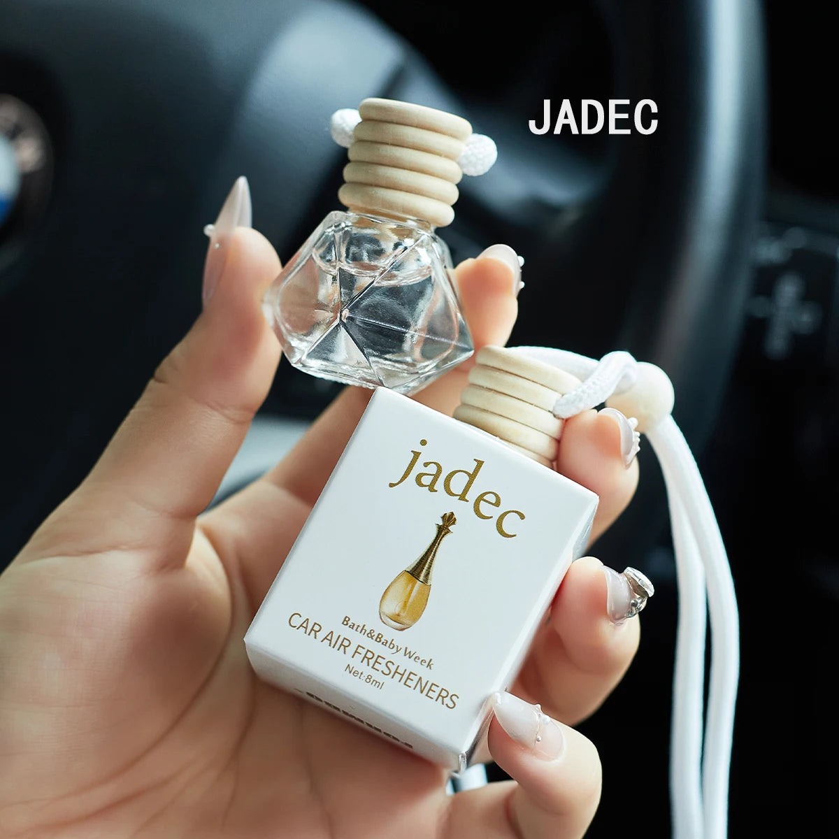 Perfume Cars Fresh Air Car Fragrance Interior Parts Lasting Suitable Qme JADEC