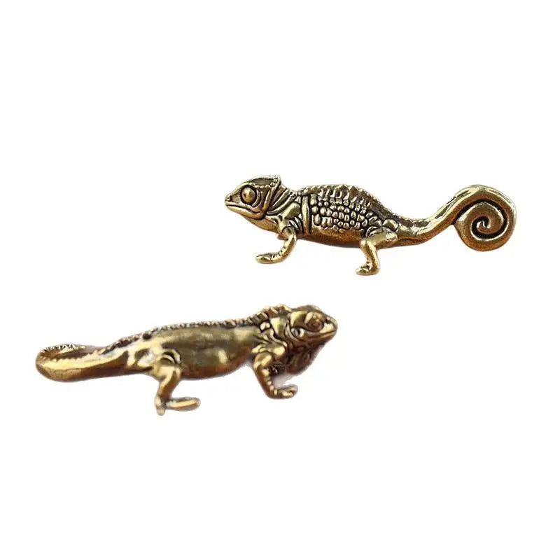 Small Ornaments Antique Home Decor Accessories Brass Animal Figurines Qme