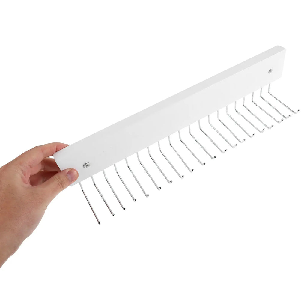Premium Rotating Tie Belt Organizer Wall Mounted Rack Scarves Accessories Space Saving Hanger Closet Entryway Heavy Duty Qme
