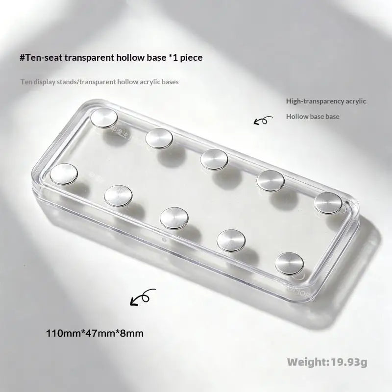 Nail Tips Magnetic Stand 1 Display Practice UV Gel Polish Perfect Art Qme