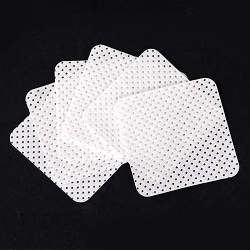 Remover Nail Polish Wipes Lint Paper White Cotton Art Removal Clean Qme