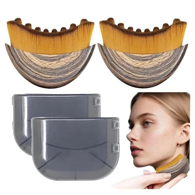 Lymphatic Facial Brushmassage Tool Scraping Functiondry Brushing Qme