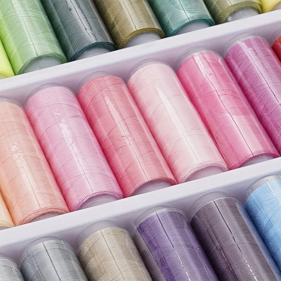 39 color sewing thread, high-strength polyester, color fastness, suitable for DIY sewing and handicrafts, essential hand sewing Qme