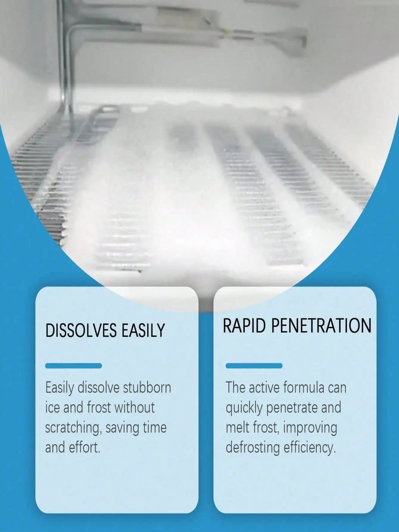 Jakehoe Refrigerator Defrosting Spray Deodorizing Cleaner Can Be Qme