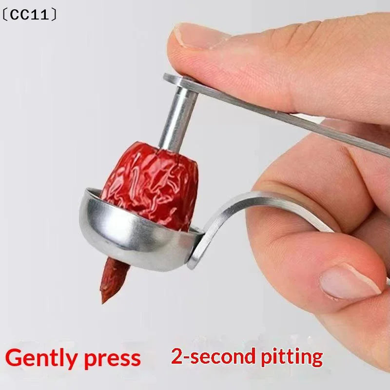 Stainless Steel Jujube Corer Labor Saving Fast Pit Removal Fruits Qme