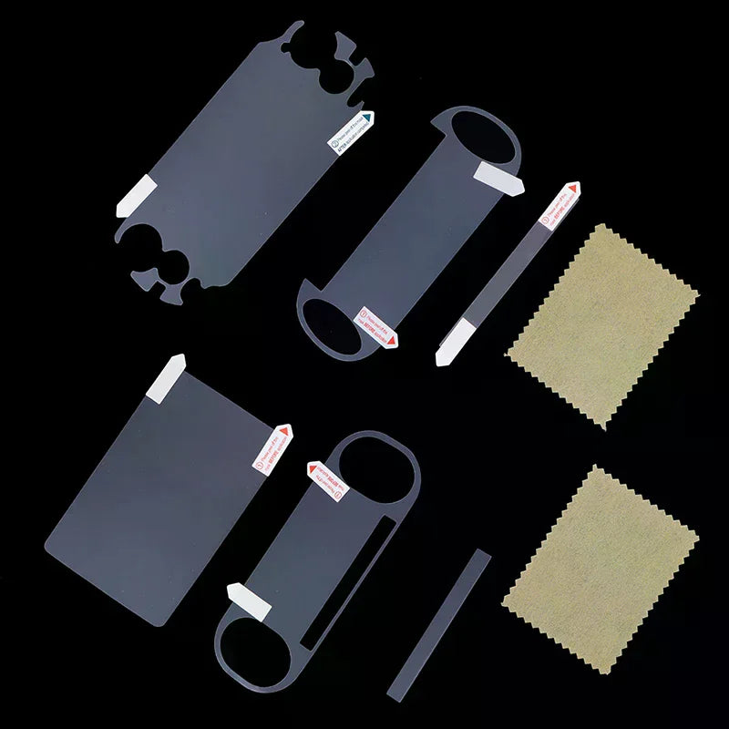 Front Back Screen Protector Film PS Vita PSV1000 2000 Transparent Qme