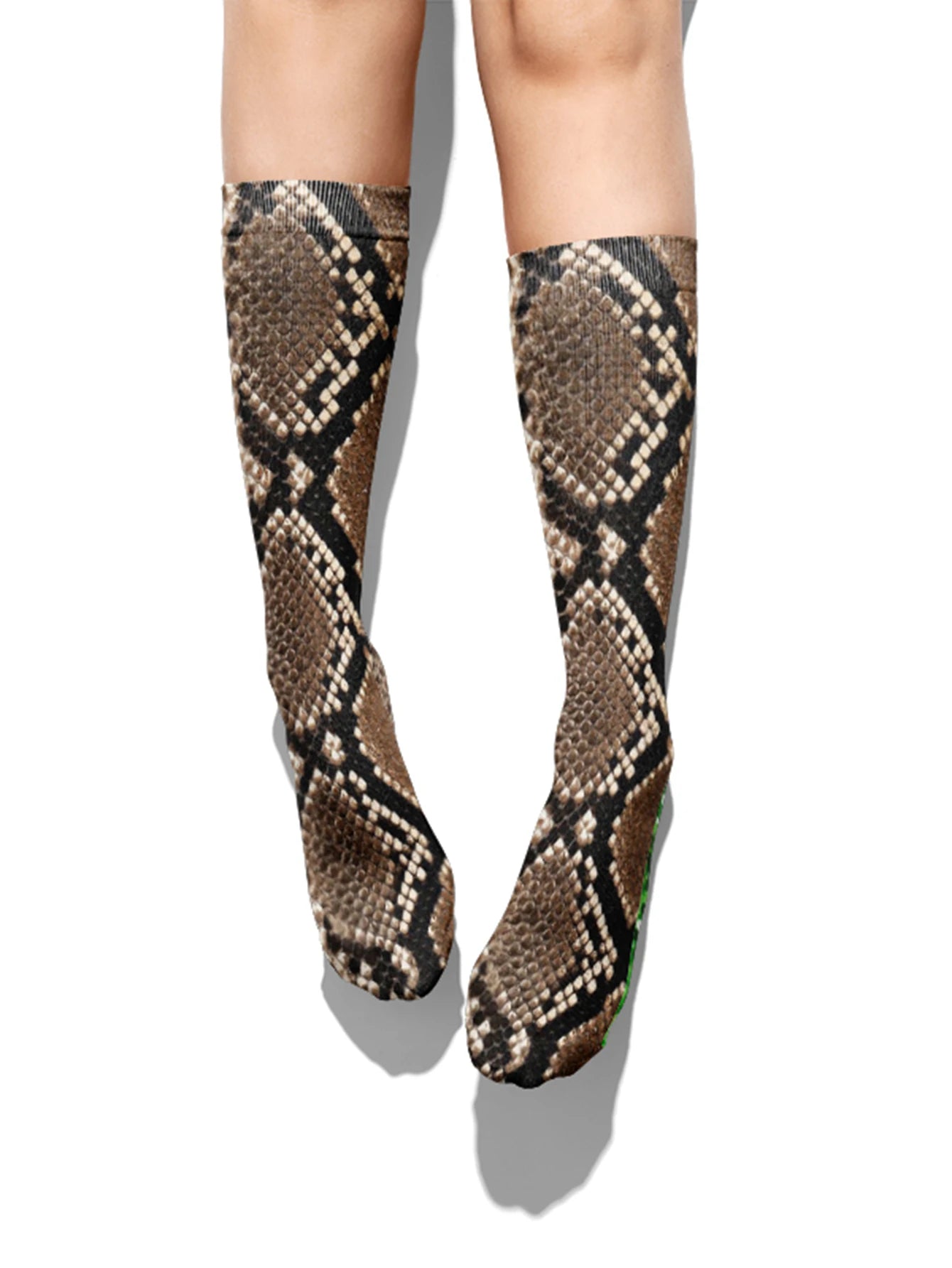 Sexy Leopard Pattern Novelty Socks Men's Fashion Home Women Harajuku Qme