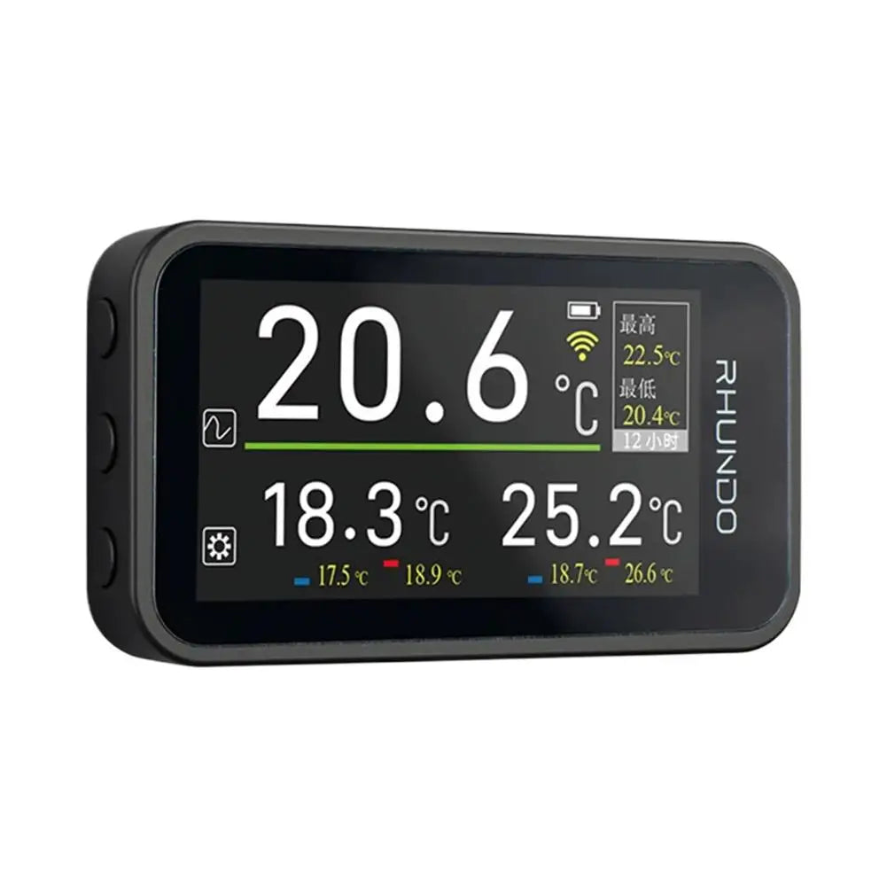 Car High-precision Sensor Temperature Humidity Wireless Thermometer Qme A