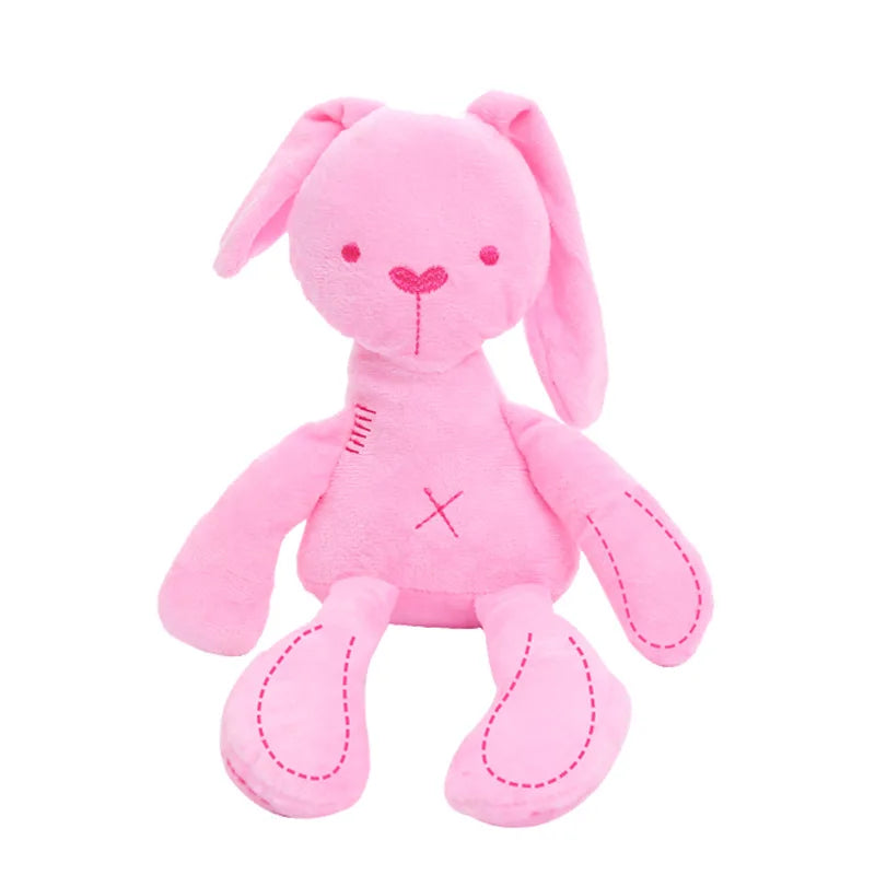 Kawaii Rabbit Plush Toy Soft Bunny Doll Cute Animal Pillow Companion Qme pink M