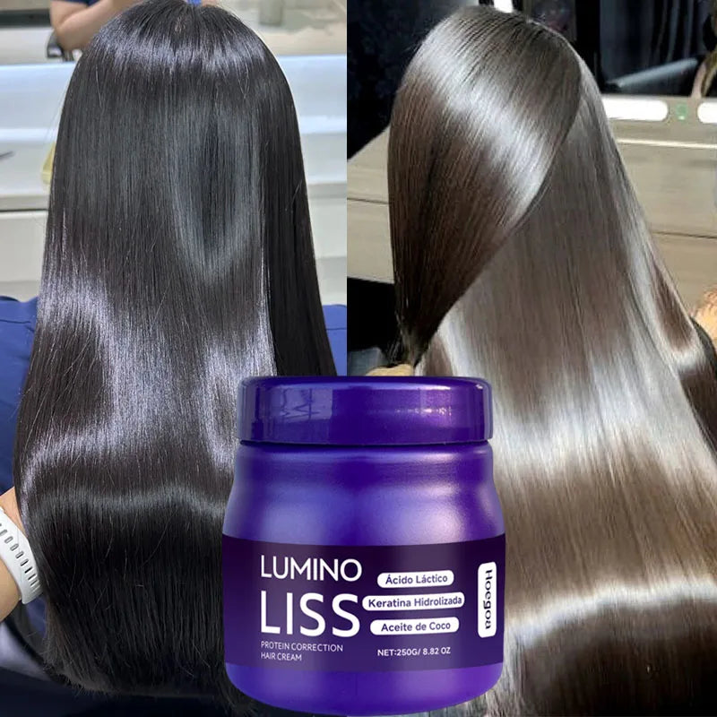 250g Keratin Straightening Hair Mask Restore Hair Soften Gloss Straightener Deep Repair Conditioner For Dry Damaged Frizzy Hair Qme 1pc