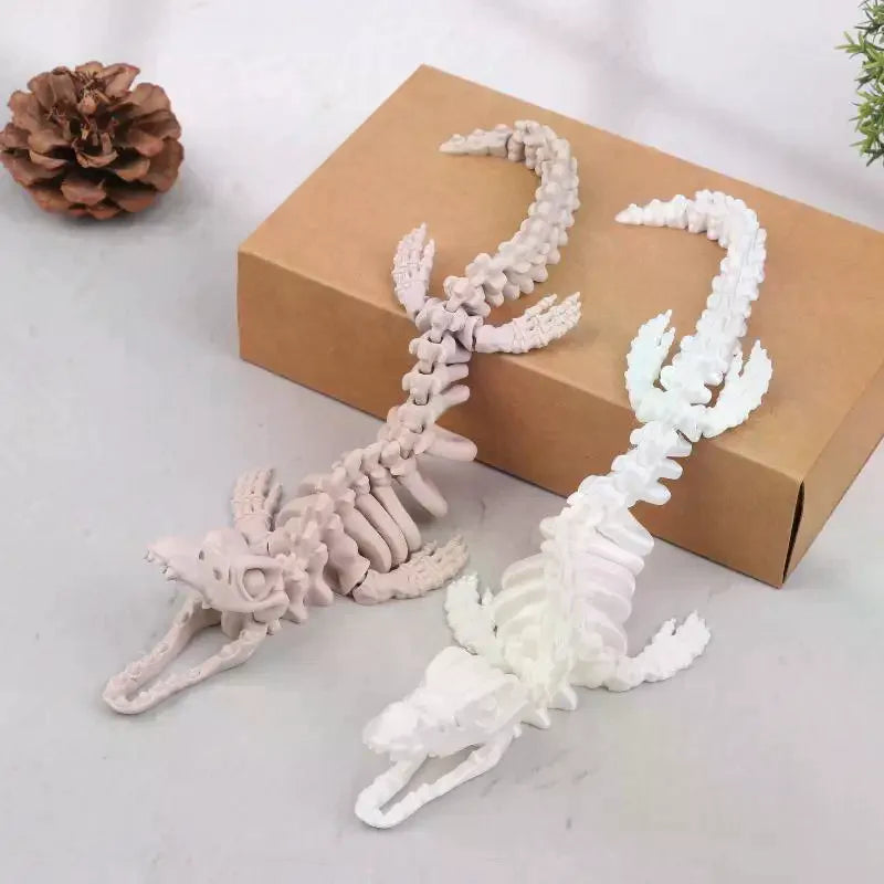1PCS Realistic Skeleton Replica Aquarium Decoration Dinosaur Skeleton Model For Fish Tank Decoration Qme