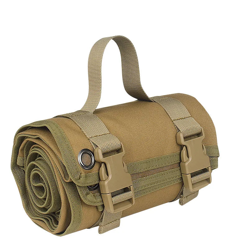 Outdoor Tactical Single Folding Moisture-proof Mat Shooting Camping Qme Dark Khaki
