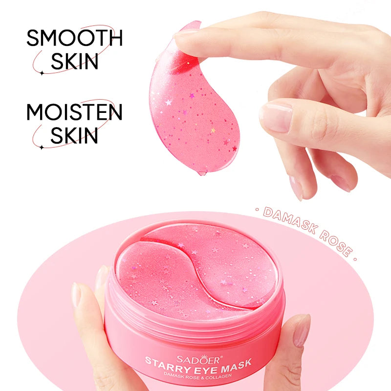 Rose Collagen Eye Mask Long-lasting Moisturizing Formula Moisturizes Qme