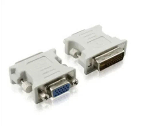 Adapter DVI-I Male To VGA /D-Sub/ Female ESPADA Model: EDVI-Dsabadap/video Adapter DVI To VGA, DVI 29 M SVGA 15 F White Qme