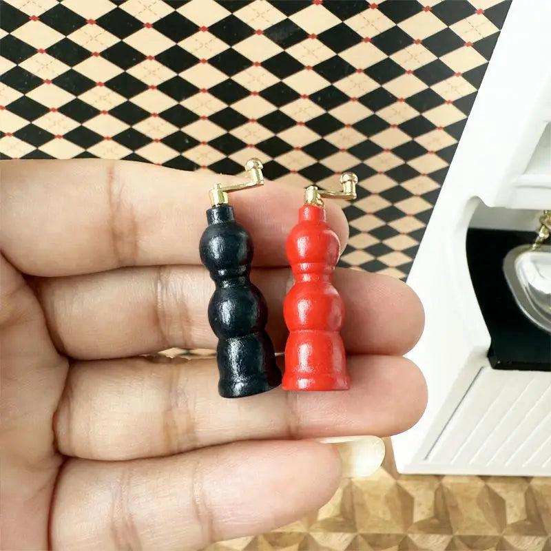 1 12 Dollhouse Miniature Accessories Mini Red Black Grinding Machine Qme