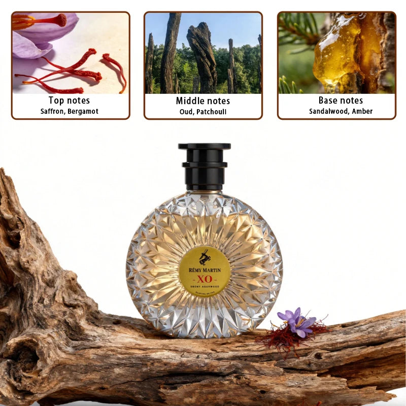 Sandalwood Oud Agarwood Unisex Fragrance Citrus Floral Fruity Notes Qme