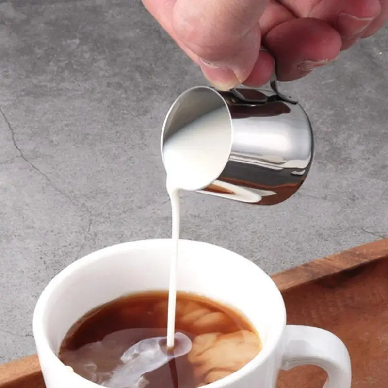 12 5 Mini Coffee Milk Frothing Jug Latte Art Frother Pitcher Qme