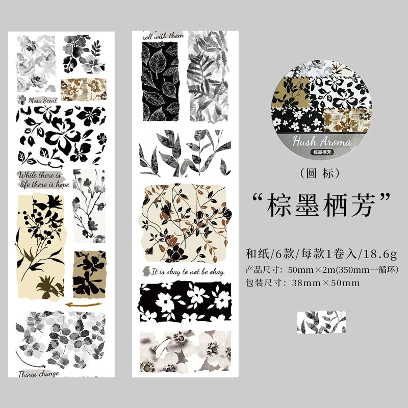 50mm*2m/Roll Fruit theme PET Tape Handbook Aesthetic Decorative Stickers Album Journals Scrapbooking Supplies Art Masking Tapes Qme F6 50mm X 2m