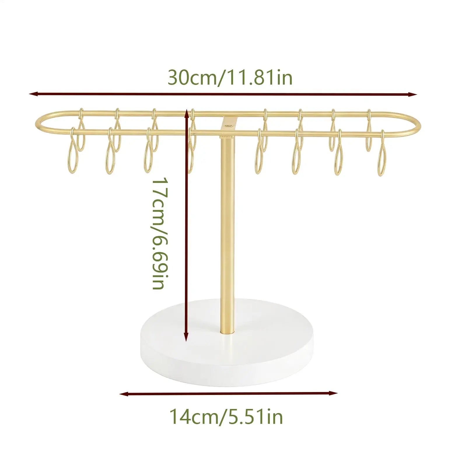 Hair Clip Organizer Multi-functional Headband Storage Rack Metal Qme