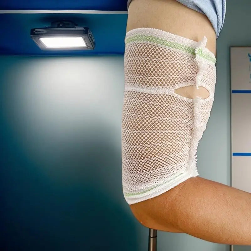 Breathable Elastic Medical Mesh PICC Sleeve Nursing Tube Protection Qme