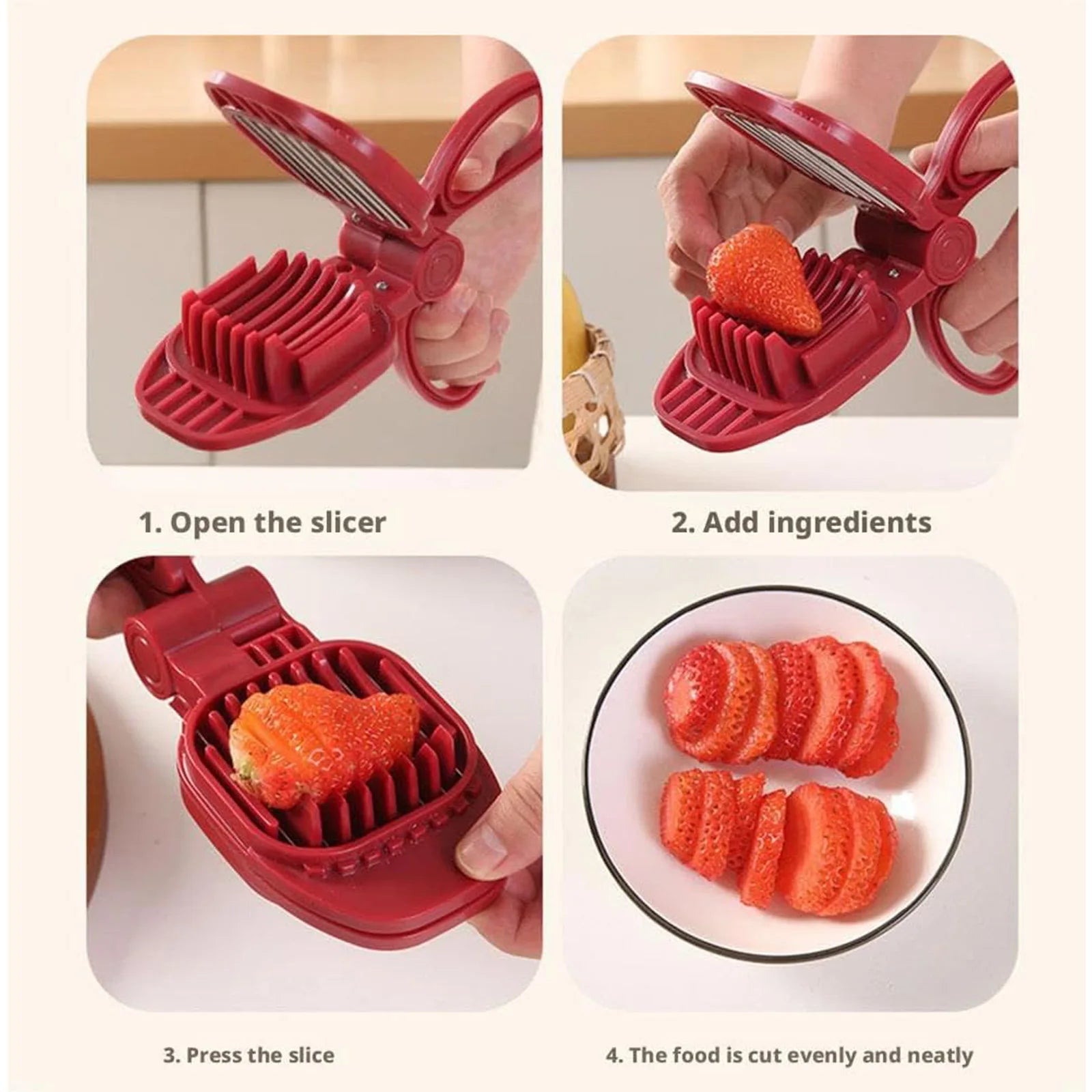 Plastic A Quick and Safe Multipropose Kitchen Gadget That Can Be Used To Decompose Boiled Eggs Sausages Cucumbers and Fruits Qme