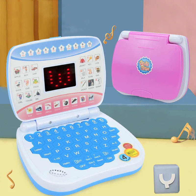 Learning Machine Laptop Computer Child Electronic Preschool Language Education Toys Gift Toddler Kid Developing Cognitive Skills Qme