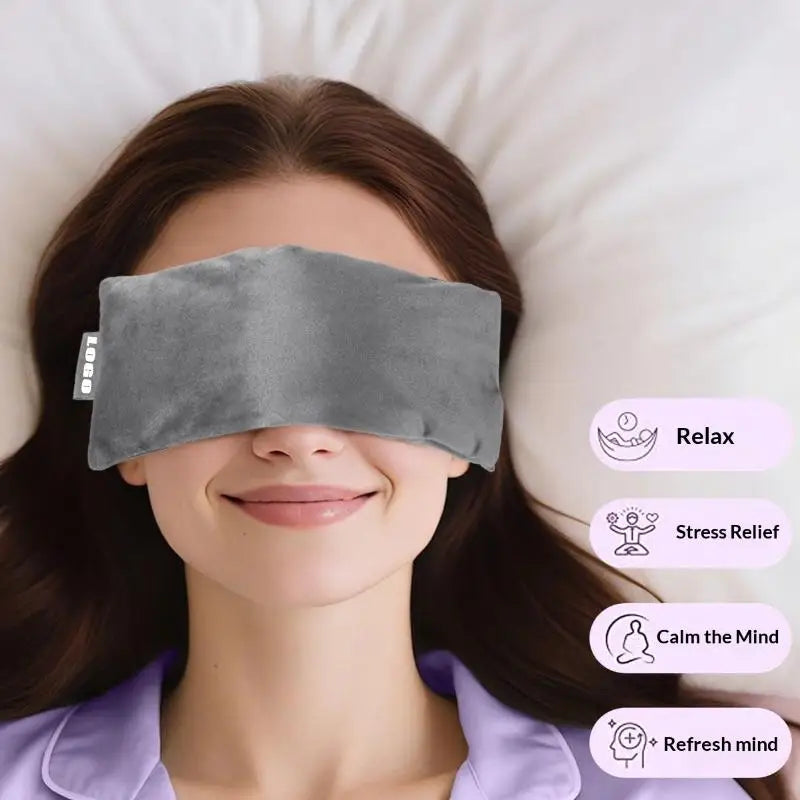 Lavender Eye Pillow Aromatherapy Cold Compress Relieve Fatigue Home Qme