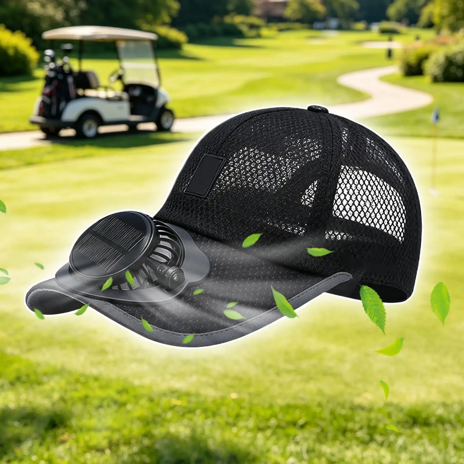 Hat With Fan Solar Powered Cooling Sun Protection With 3 Gears Summer Fan Sun Hat For Commuting Fishing Walking Hiking Camping Qme
