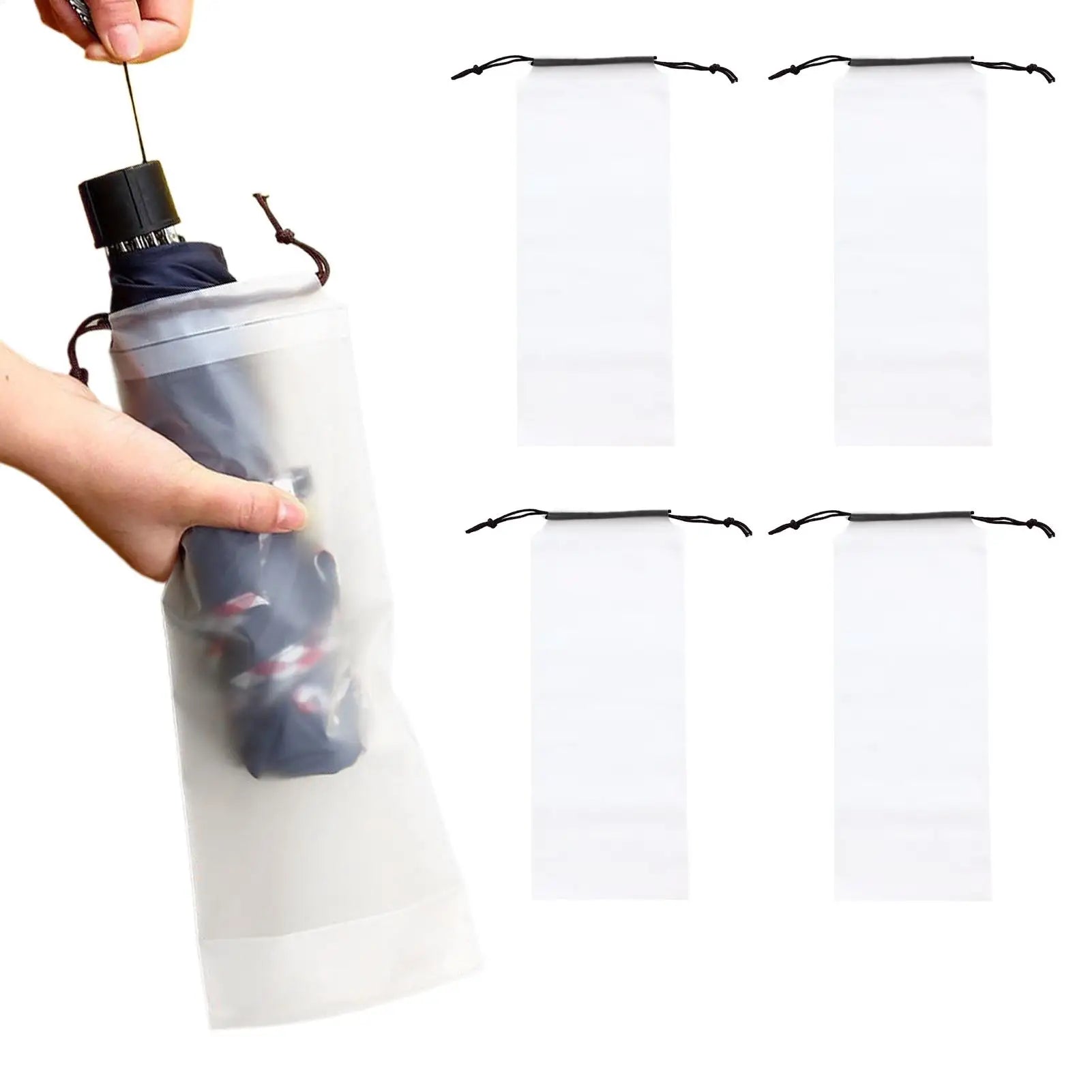 Umbrella Bags 5 10 Foldable Waterproof Drawstring Travel Sleeve Qme