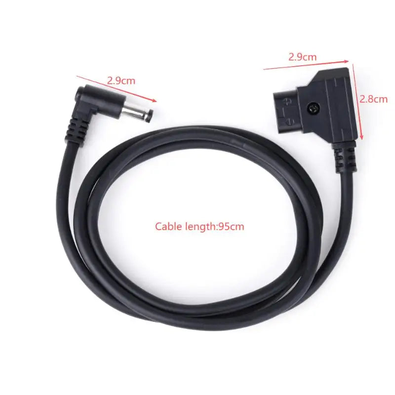 Right Angle DC 5 5x2 DTap Male Cable Anton Camera Monitor Durable Qme