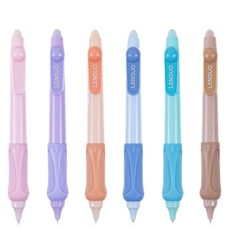 3Pcs/Set Erasable Gel Pens Kawaii 0.5mm Blue/Black Ink Quick Drying ST Tip Proper Pen for Student Stationery Supplies Qme