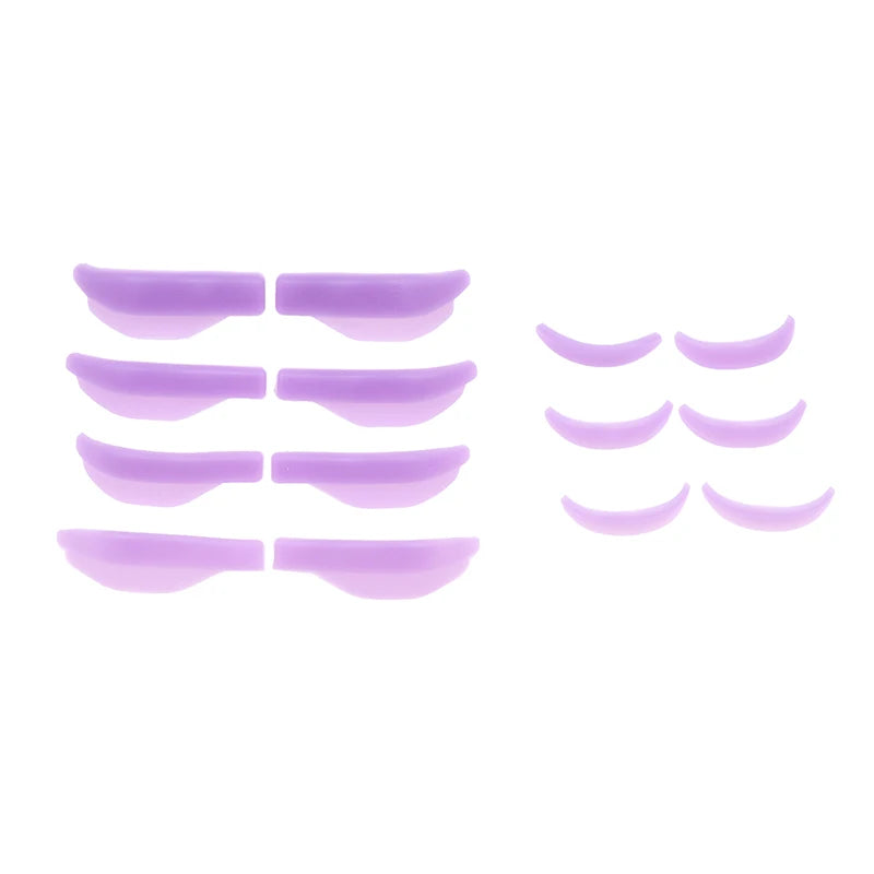 7 Pairs Eyelash Perming Pads Silicone Eyelashes Curler Reusable Lash Qme