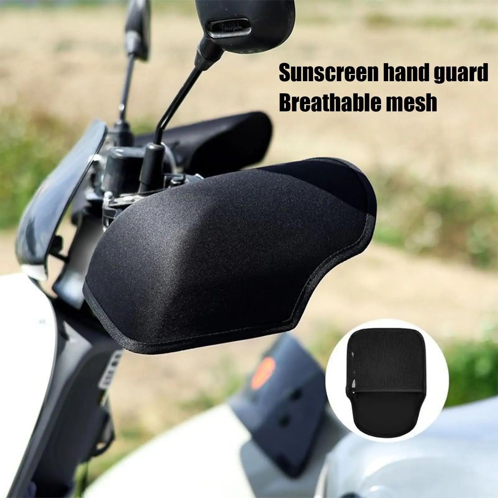 Handlebar Muffs Electric Vehicle Sun Protection Gloves Mittens Waterproof Windproof Grip Accessories Sun Protection Hand Covers Qme