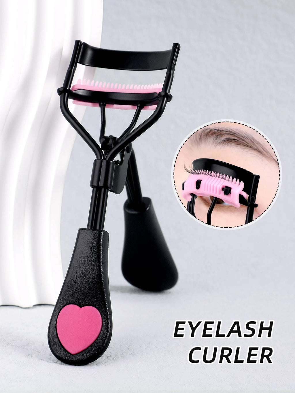 1 Stainless Steel Eyelash Curler Comb Lasting Shaping Big Eyes No Qme
