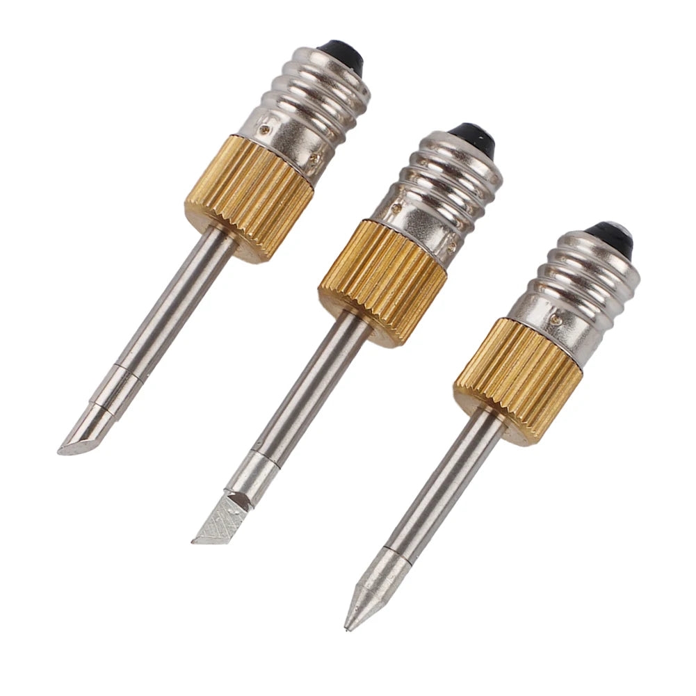 50 MM/1.97'' Soldering Iron Tips With E10 Interface Welding Tips B C K Type Welding Head Soldering Tip Qme