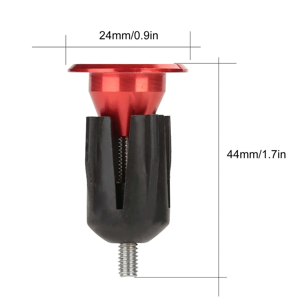 1 Pair Aluminum Alloy Bike Handlebar Handle Grip Bar End Plug Parts Bar End Plugs Handlebar Plugs Bike Bar End Plug Qme
