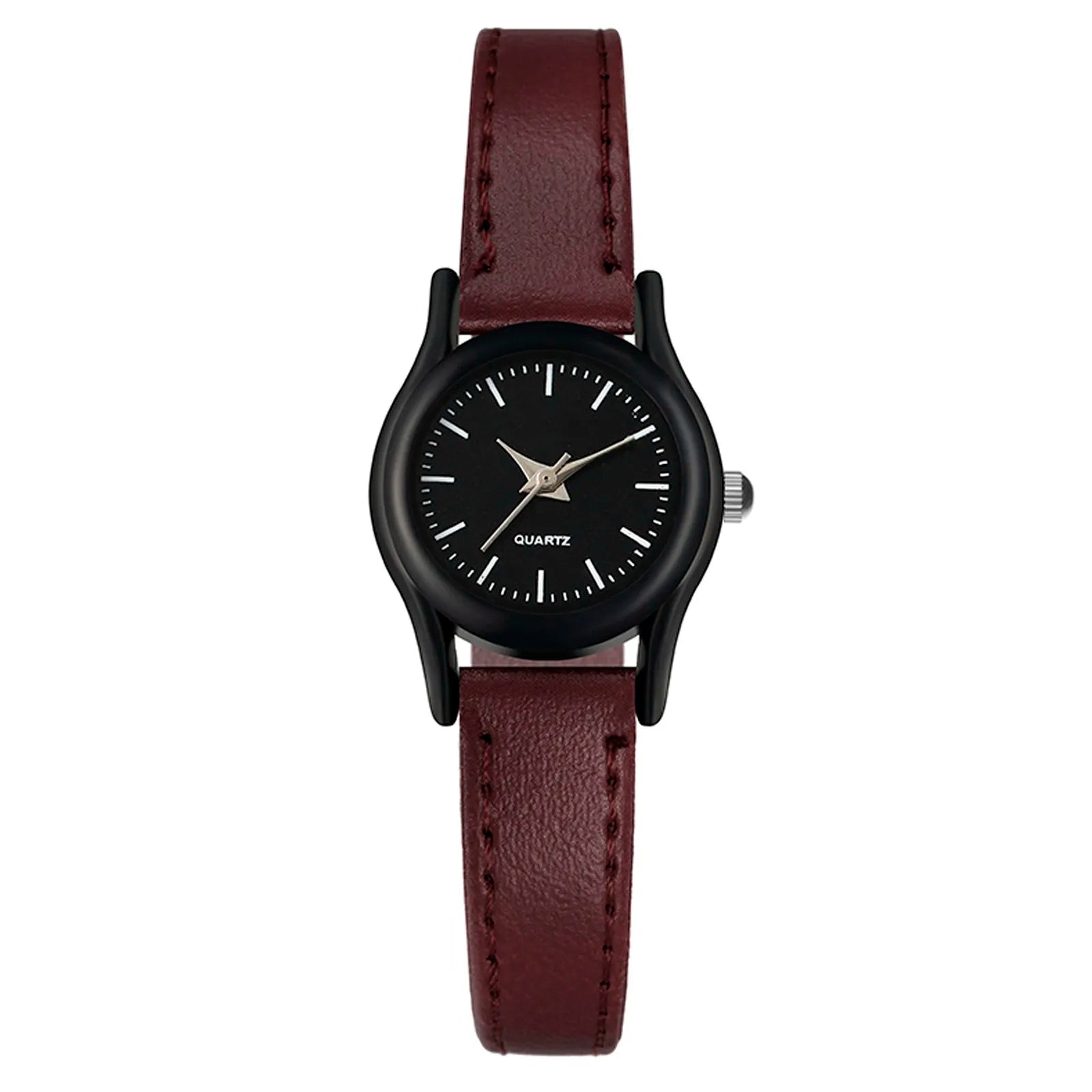 Unisex Lovers Fashion Business Formal Place And Daily Life Design Hand Watch Simple High End Stainless Steel Leather Watch Qme F