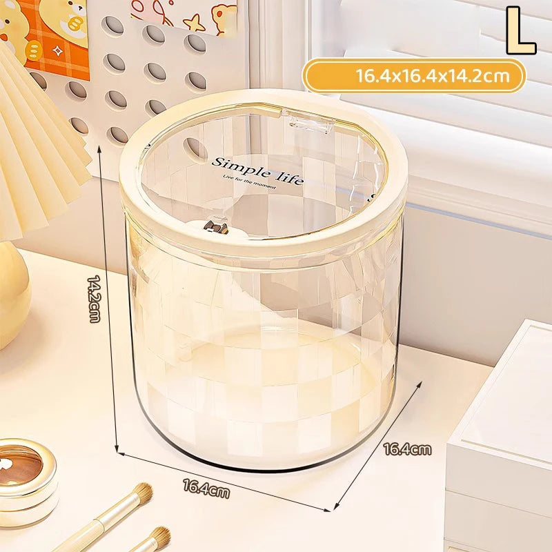 Organizer Storage Box Clear Acrylic Hair Tie Headband Laundry Pods Qme rotundity large