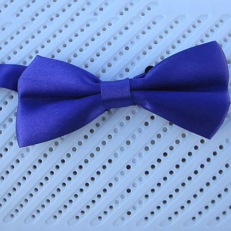 Bow Tie Men Bowtie Solid Fashion Butterfly Cravat Groom Banquet Party Qme rt-5