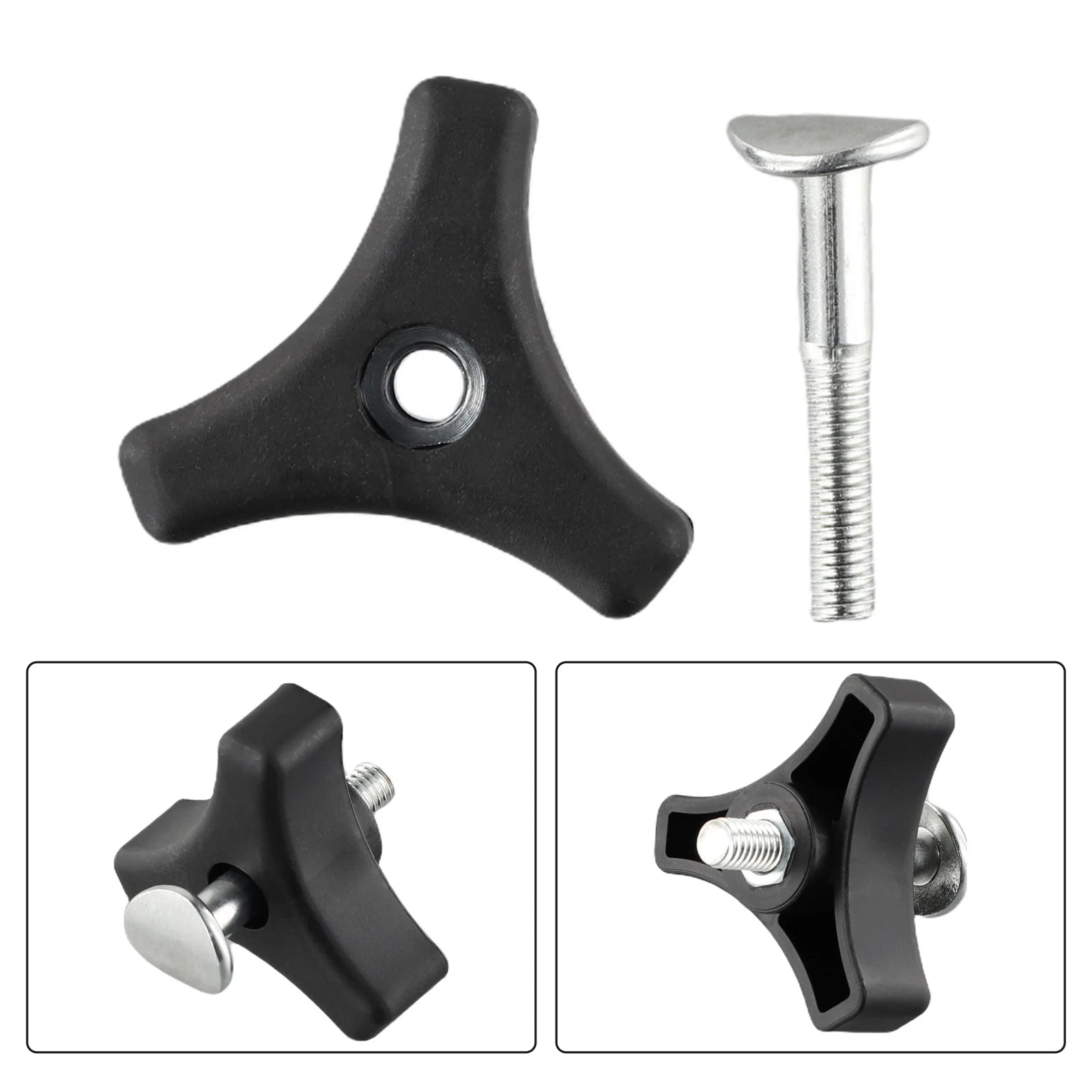 1 Set Triangle Handle Knob Nut Screw Bolt Fits For Honda And Other Lawn Machine Lawn Mower Garden Power Tool Accessories Qme