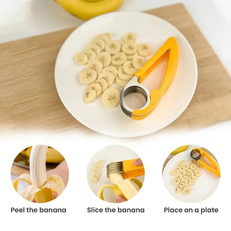 Multifunctional Vegetable Chopper Banana Cucumber Slicer Portable Manual Fruit & Vegetable Cutter Kitchen Gadgets For Home Use Qme