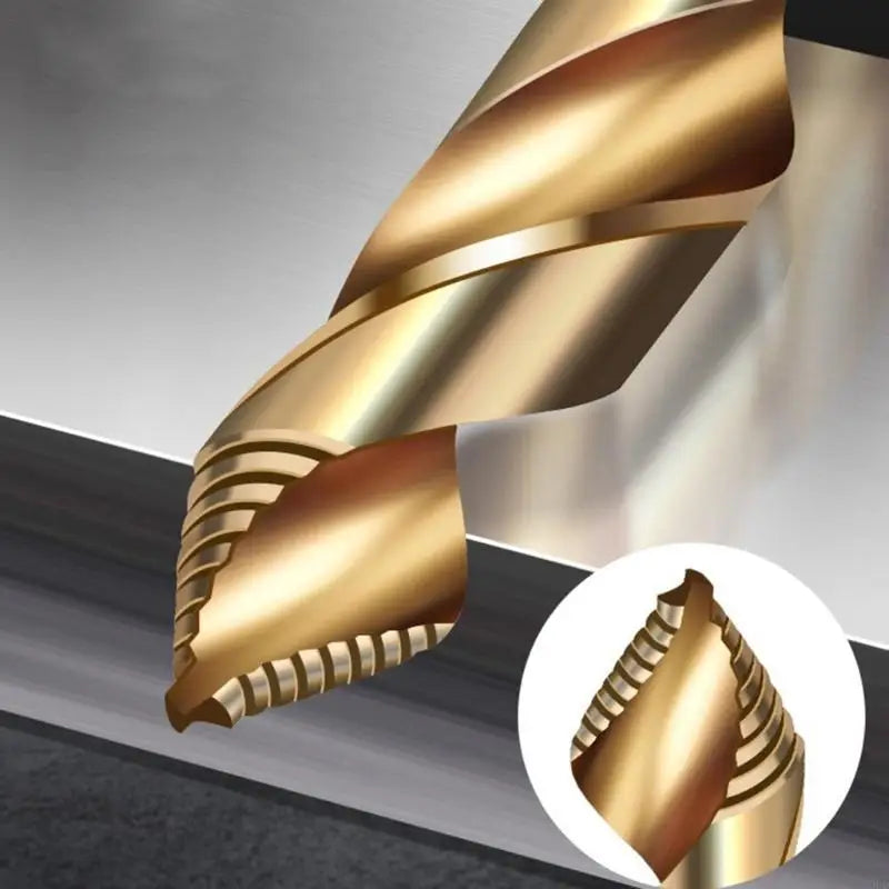 Straight Step Drill Bits Hole Cutter Stainless Steel Electric Power Qme